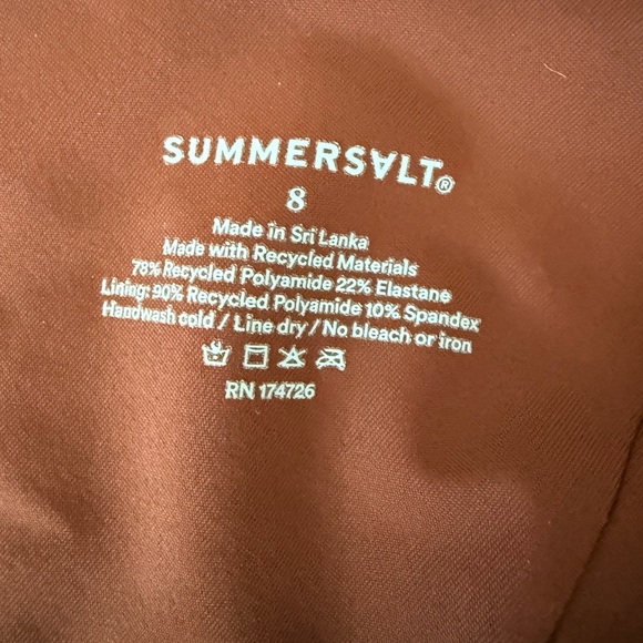 Summersalt Brown Swimsuit - Picture 3 of 8